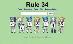 Rule34Paheal site thumbnail